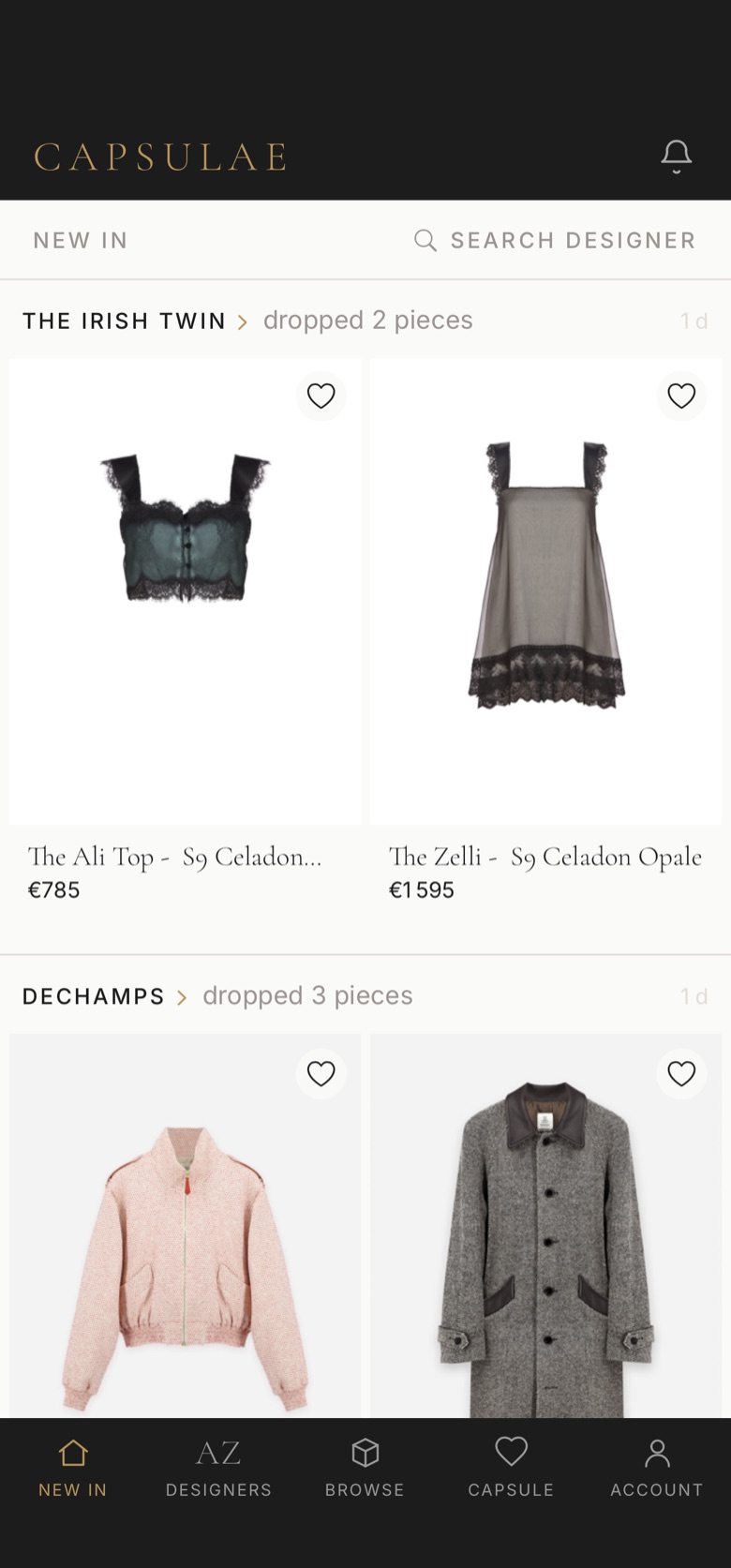New in: the latest drops, house by house